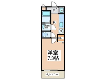 間取図 プロムナ－ド西本町