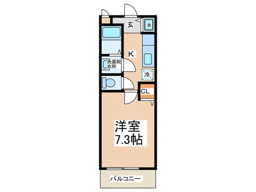 間取図 プロムナ－ド西本町