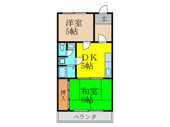 間取図 原園マンション