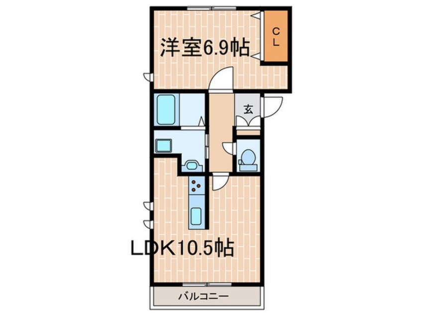 間取図 仮）クレメント舞子台