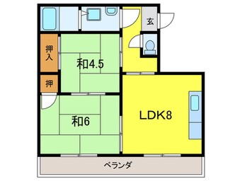 間取図 パ－クサイドマンション