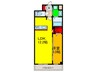 Sole 1LDKの間取り
