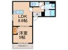 アート香里園駅前 1LDKの間取り