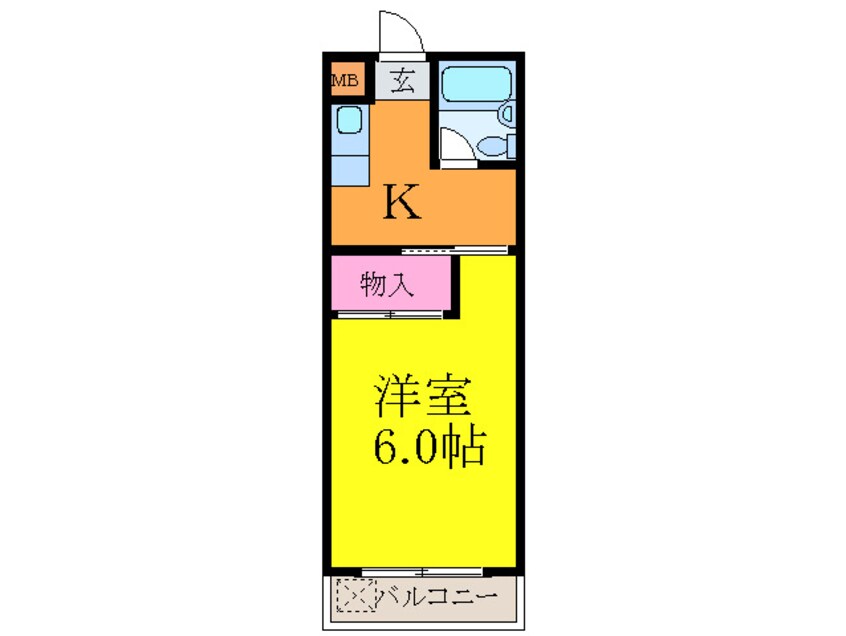 間取図 ヤヨイマンション