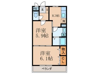 間取図 サンロイヤル