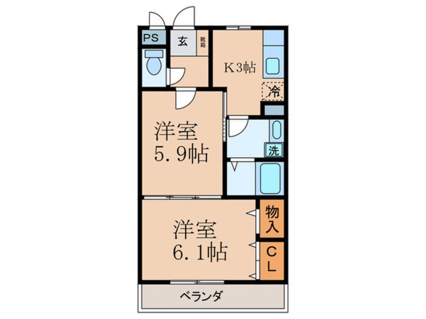 間取図 サンロイヤル