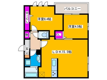 間取図 メゾンドール北野田