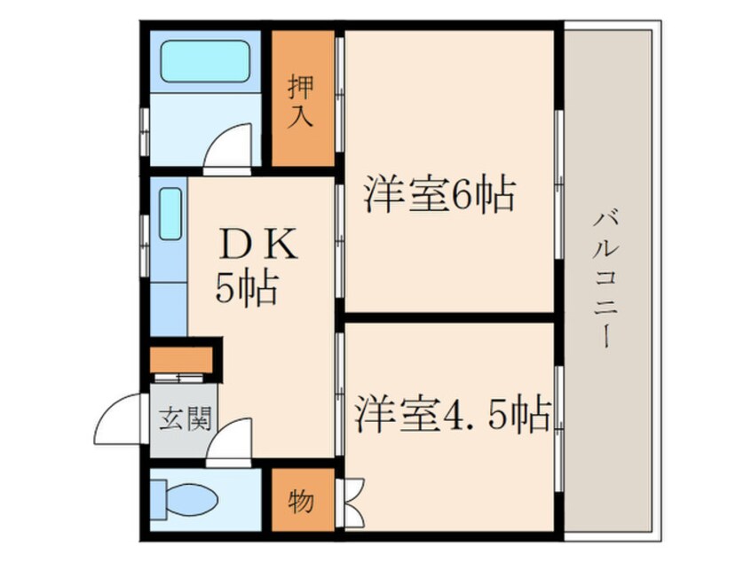 間取図 アースハイツⅠ