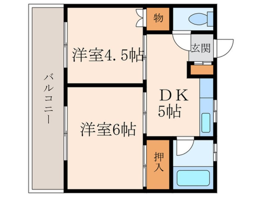 間取図 アースハイツⅡ