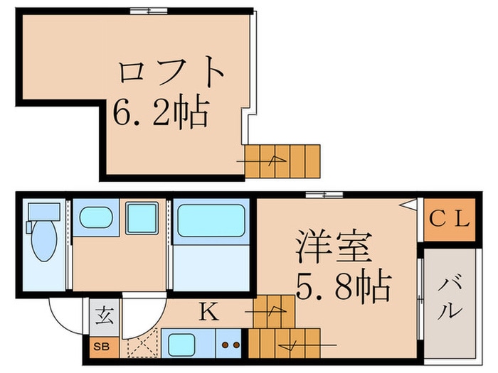 間取り図 ハーモニーテラス深草善導寺町