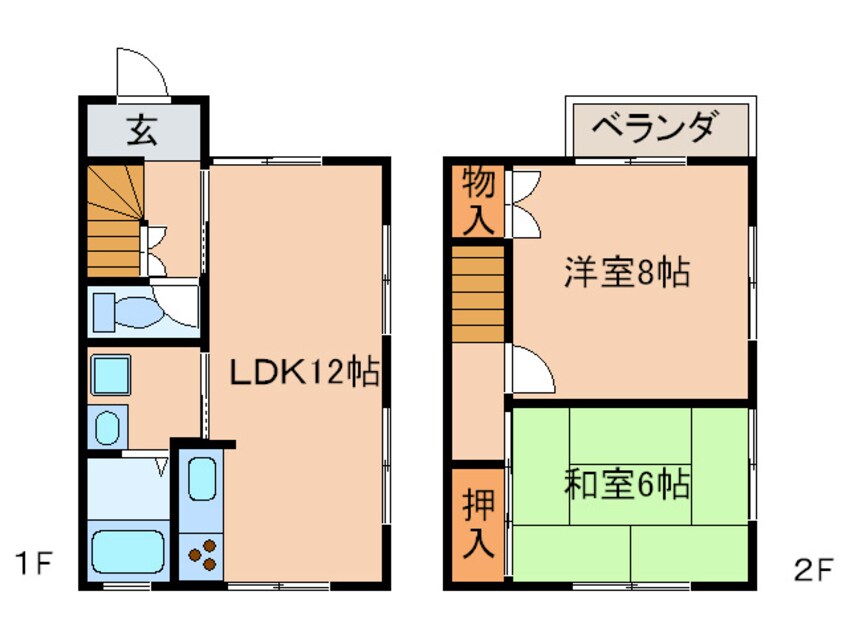 間取図 サニ－サイド山崎