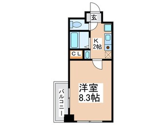 間取図 ハ－バ－ハウス大阪