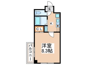間取図 ハ－バ－ハウス大阪