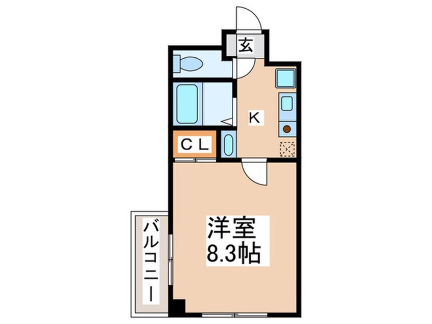 間取図 ハ－バ－ハウス大阪