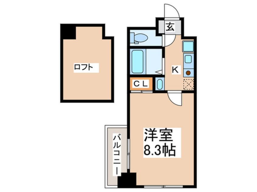 間取図 ハ－バ－ハウス大阪