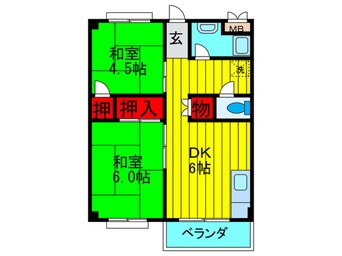 間取図 マンション翆香