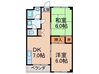 間取図 マンション翆香