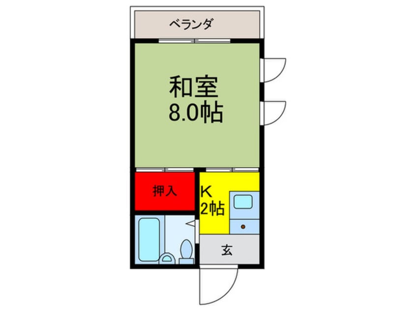 間取図 グリーンブリッジＡ棟