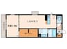 ブランシェ本町 1LDKの間取り