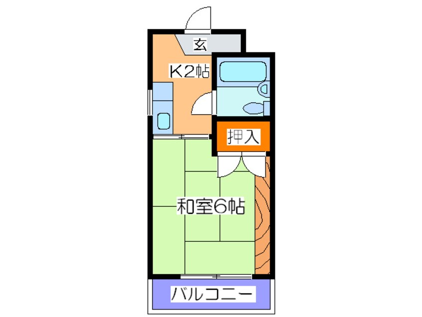 間取図 シャルム北梅田