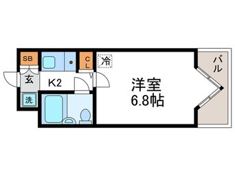 間取図 デ・リード御所北