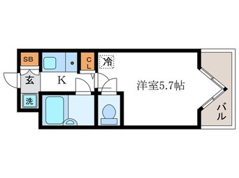 間取図 デ・リード御所北