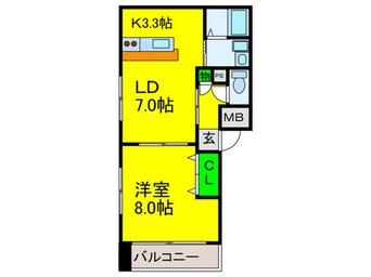 間取図 ジュノ－Ⅲ