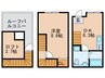 プティ福町 1DKの間取り