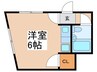 ハイツまほろば 1Rの間取り