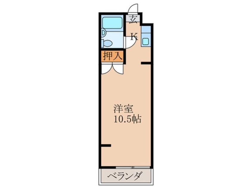 間取図 プルミエ－ル増見