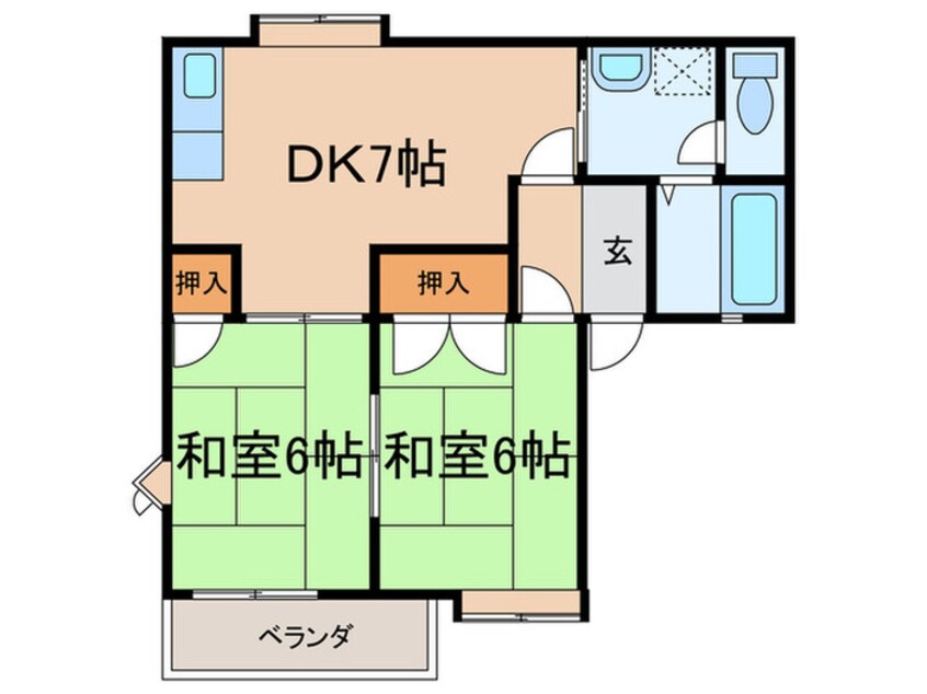 間取図 フレグランス　ジャスミン