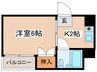 ロイヤル平野東 1Kの間取り