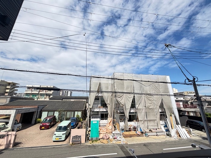 室内からの展望 シティハイム長居公園通