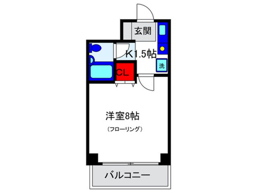 間取図 ベルパレス豊中