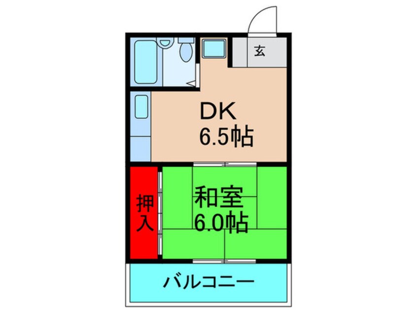 間取図 香里ロイヤルプラザ