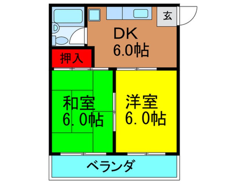 間取図 香里ロイヤルプラザ