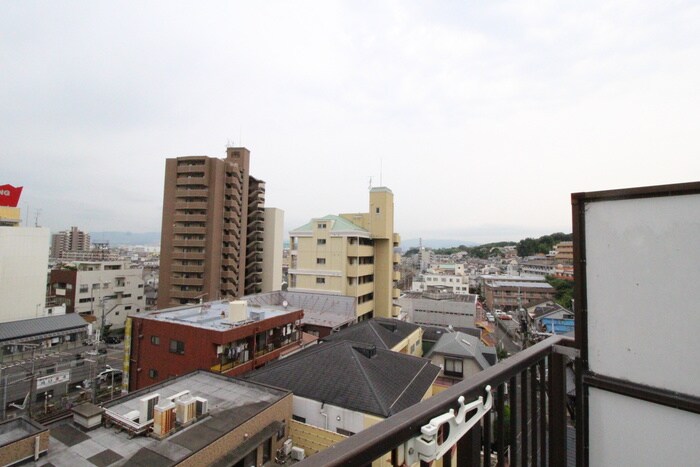 室内からの展望 香里ロイヤルプラザ