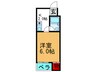 シャルマン中垣内 1Kの間取り