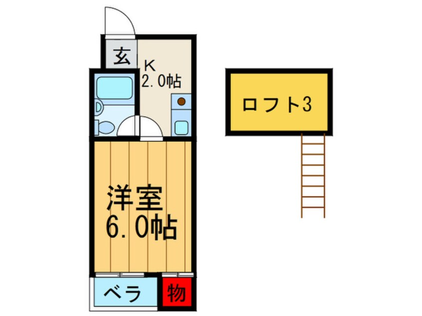 間取図 シャルマン中垣内