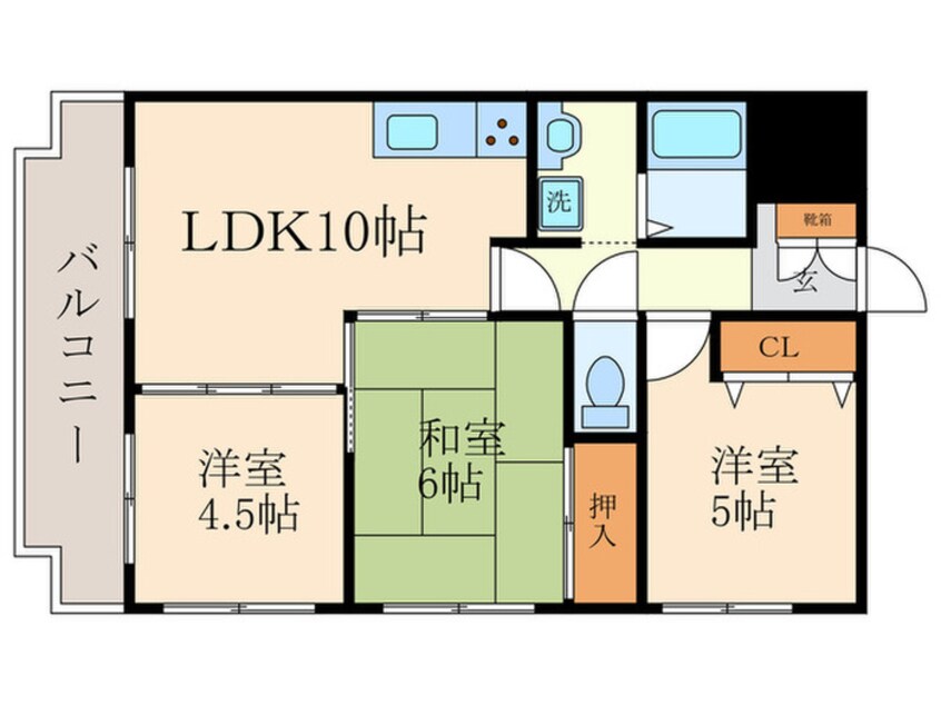 間取図 フロ－ラみずほ