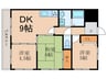 フロ－ラみずほ 3DKの間取り