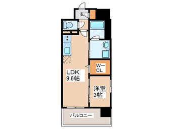 間取図 リヴェント難波サウス