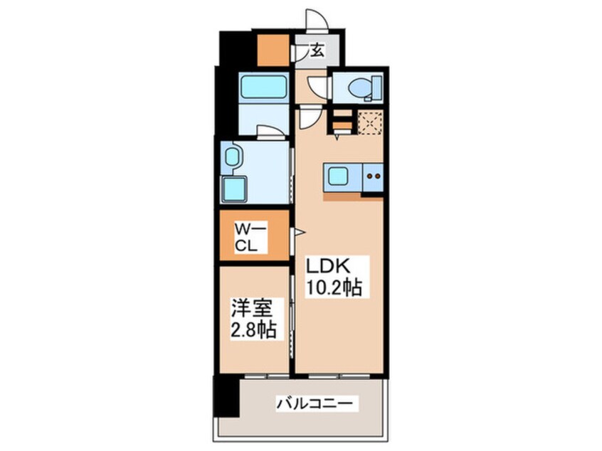 間取図 リヴェント難波サウス