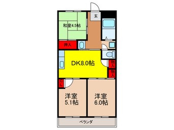 間取図 第ニ板倉ビル