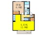 グランディ－ル 1LDKの間取り