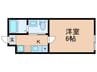 ブリエ丹波口 1Kの間取り
