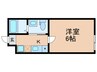 ブリエ丹波口 1Kの間取り