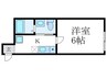 GARNET RESIDENCE ブリエ丹波口 1Kの間取り