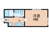 ブリエ丹波口 1Kの間取り