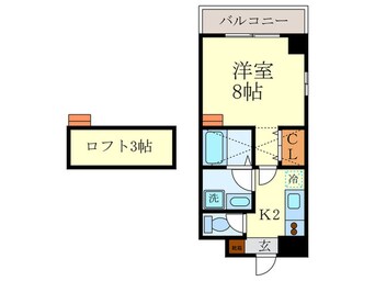 間取図 アルティスタ帷子ケ辻